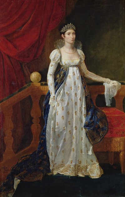 Elisa Bonaparte (1777-1820) Princess Bacciochi, 1806 by Guillaume Guillon Lethière